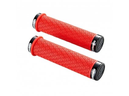 SRAM 00.7918.026.003 - SR LOCKING GRIPS DH SR SILICONE RED (Velikost Uni)