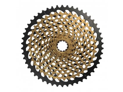 Kazeta Sram XX1 Eagle XG-1299, 12s Gold 10-50