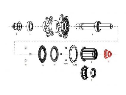 ZIPP 11.2018.033.003 - ZIPP END CAP DS REAR COGNITION NSW QR XD/CAMP (Velikost Uni)