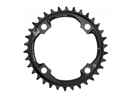 SRAM 11.6218.033.010 - SR CRING X-SYNC EAGLE 34T 104 BLK (Velikost Uni)