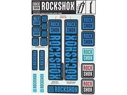 ROCK SHOX 11.4318.003.511 - ROCKSHOX DECAL KIT 35MM WATER BLU (Velikost Uni)