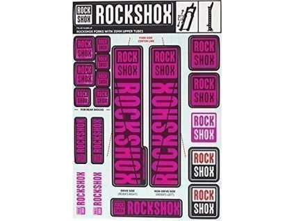 ROCK SHOX 11.4318.003.512 - ROCKSHOX DECAL KIT 35MM MAGENTA (Velikost Uni)