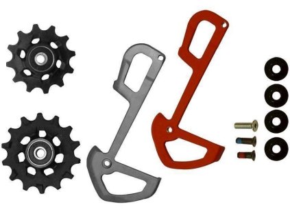 SRAM 11.7518.078.000 - SR RD X01 EAGLE PULLEYS AND INNER CAGE RED (Velikost Uni)