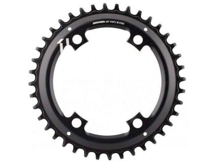 SRAM 11.6218.037.010 - SR CR X-SYNC ASYM 11S 42T 110 BCD AL3.6 BLK (Velikost Uni)