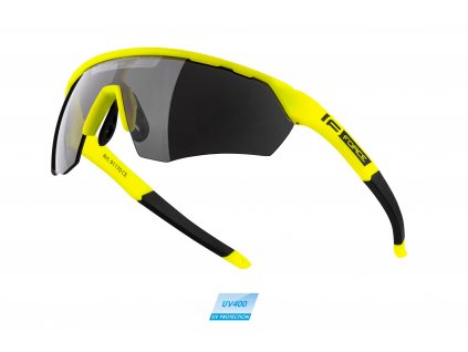 brýle FORCE ENIGMA fluo mat., černé sklo (Varianta barva: fluo, skla: polykarbonátová, určení: cyklistické, Řada: Black line)