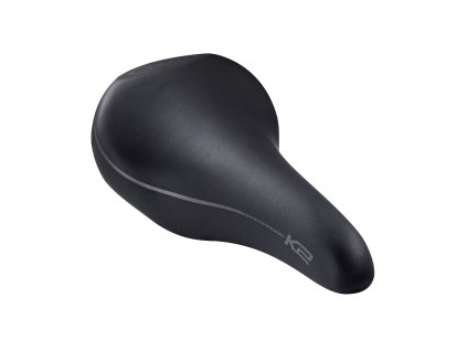 sedlo FORCE K2 CLASSIC, černé (určení sportovní, ližiny ocel)