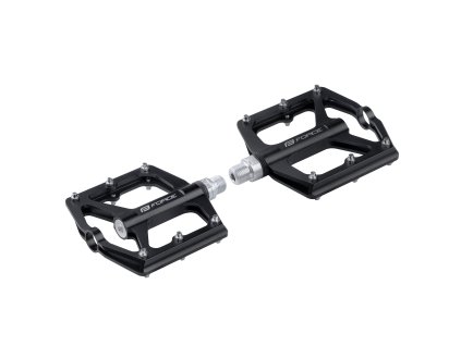 pedály FORCE STEEP 2 hliníkové, prům. ložiska,črn (typ klasické, materiál hliník)