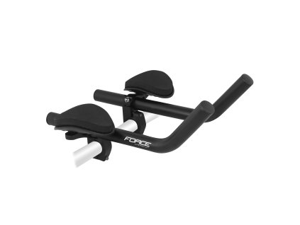 řídítka nástavce FORCE CRONO horní Al, černé mat (typ časovka/triatlon, materiál hliník, průměr řidítek 25,4)
