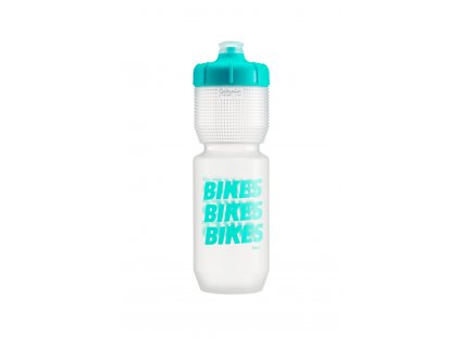 FABRIC LÁHEV 750ml GRIPPER BOTTLE CLEAR/MINT CAP BIKES (FP5150U0375)