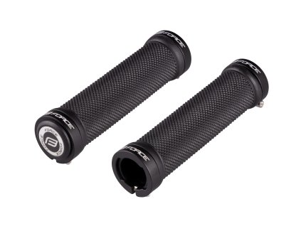 madla FORCE gumová jištěná, celočerná, balená (Varianta materiál: guma, provedení: otevřená, tvar: kulaté, upevnění: oboustranné)