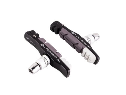 gumičky brzd F výměnné, černo-šedo-bílé 70mm (typ se závitem, určení MTB)