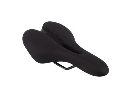 sedlo FORCE ZAK pánské turistické, černé mat/lesk (určení turistické, ližiny ocel)