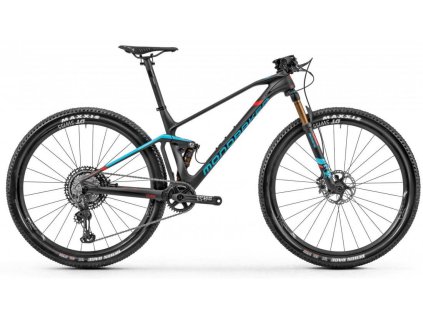 MONDRAKER MONDRAKER F-Podium Carbon RR, carbon/light blue/flame red (Velikost Velikost M)
