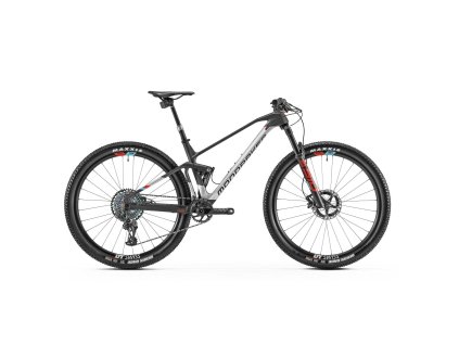 MONDRAKER MONDRAKER F-Podium Carbon DC RR, carbon/racing silver, 2022 (Velikost Velikost L)