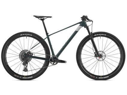 MONDRAKER Podium Carbon, translucent green carbon/racing silver, 2023 (Velikost Velikost S)