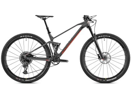 MONDRAKER F-Podium Carbon DC, nimbus grey/carbon/flame red, 2023 (Velikost Velikost S)