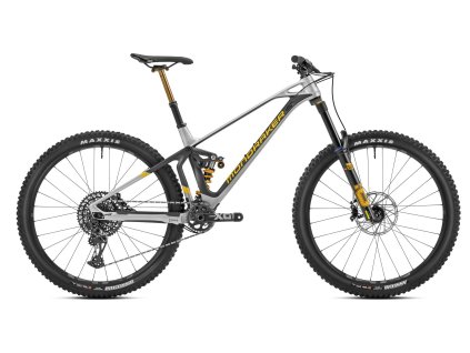 MONDRAKER Superfoxy Carbon RR, racing silver/carbon/yellow, 2023 (Velikost Velikost L)