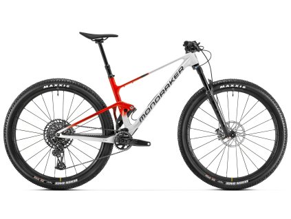 MONDRAKER F-Podium Carbon R, bunker grey/flame red/vortex grey, 2024 (Velikost Velikost L)