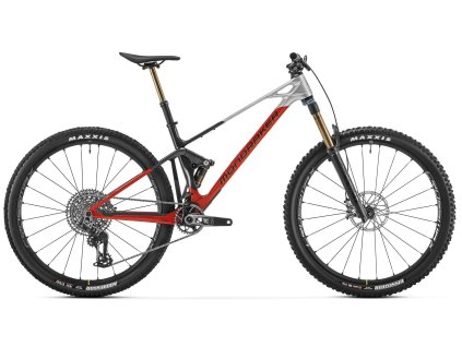MONDRAKER Raze Carbon RR, flame red/racing silver/carbon, 2024 (Velikost Velikost S)