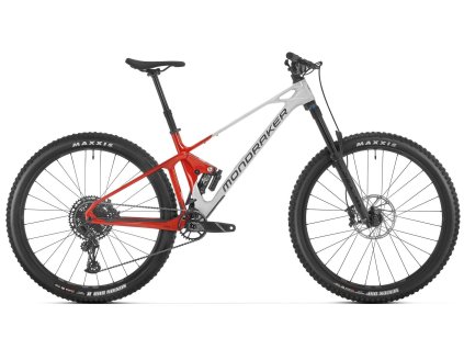 MONDRAKER Foxy Carbon R 29, bunker grey/flame red/vortex grey, 2024 (Velikost Velikost S)