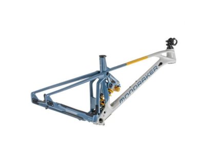 MONDRAKER Frameset Superfoxy Carbon RR, bunker grey/denim blue/yellow, 2024 (Velikost Velikost L)