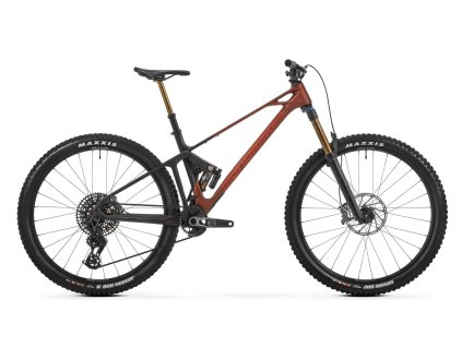 MONDRAKER Foxy Carbon RR, earth red/black/flame red, 2025 (Velikost Velikost S)