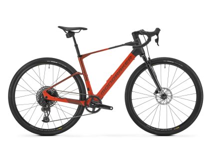 MONDRAKER Dusty Carbon RR, flame red/earth red/vortex grey, 2025 (Velikost Velikost S)