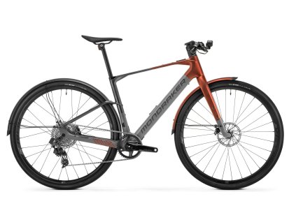 MONDRAKER Dusty Carbon R X, nimbus grey/vortex grey/earth red, 2025 (Velikost Velikost S)