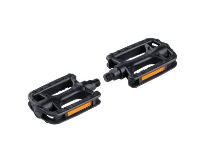 pedály FORCE 877 plastové kuličková ložiska, černé (typ klasické, materiál plast)