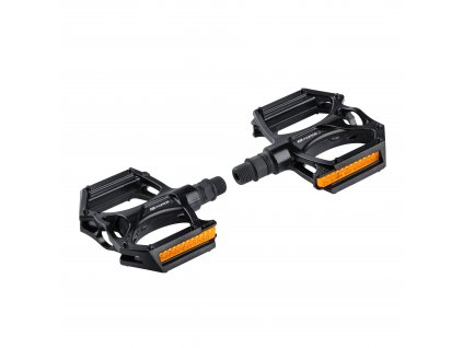 pedály FORCE BMX Al nevyměnitelné piny, černé (typ klasické, použití BMX, materiál hliník)