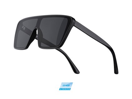 brýle FORCE SCOPE, černé mat-lesk, černé sklo (Varianta barva obruby: černá, barva skla: černá, skla: polykarbonátová, určení: civilní)