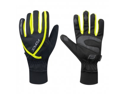 force rukavice zimni ultra tech fluo