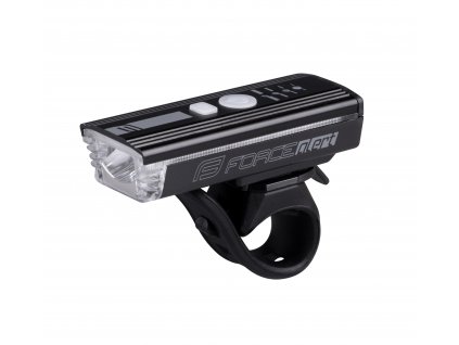 světlo přední FORCE ALERT 350LM USB, černé (umístění Přední, baterie USB dobíjecí, svítivost větší než 110LM)