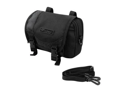 brašna na řídítka FORCE GET, černá (umístění na řidítka)