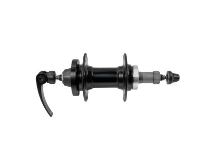 náboj zadní FORCE 6D-12 šroubovací, 32d,černý (použití zadní, počet děr 32 děr, typ brzdy disková)