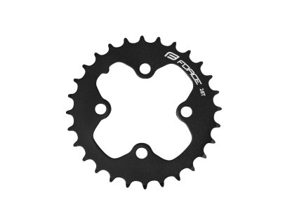 převodník 28z Al, pro kliky FORCE TEN2.3+ černý (určení 2-převodník, počet zubů 28)