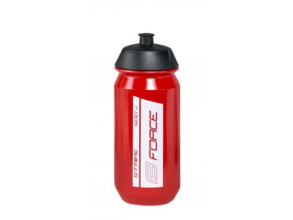 láhev FORCE STRIPE 0,5 l, červeno-bílá