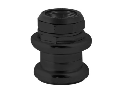 řízení FORCE závitové 1 1/8'' Fe, černé (průměr 1 1/8", sloupek závitový)