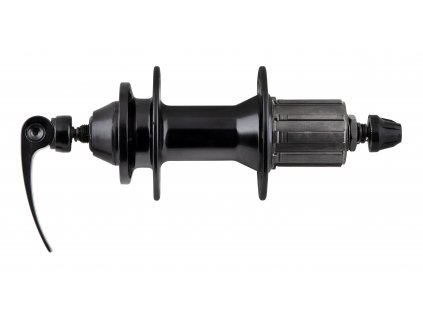 náboj zadní FORCE 6D-32 kazetový, 32d,černý (použití zadní, počet děr 32 děr, typ brzdy disková)