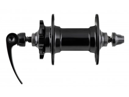 náboj přední FORCE 6D-62 ložiskový, 32d,černý (použití Přední, počet děr 32 děr, typ brzdy disková)