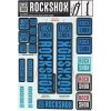 ROCK SHOX 11.4318.003.511 - ROCKSHOX DECAL KIT 35MM WATER BLU