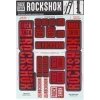ROCK SHOX 11.4318.003.518 - ROCKSHOX DECAL KIT 35MM DC OXY RED