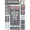 ROCK SHOX 11.4318.003.497 - ROCKSHOX DECAL KIT 30/32/RS1 WHITE (Velikost Uni)