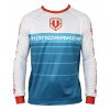 dres MONDRAKER Enduro/Trail Jersey long, petroleum/white/red