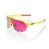 s2 matte washed out neon yellow purple multilayer mirror lens