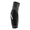 100 ridecamp elbow guards heather grey black