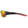 UVEX BRÝLE BLAZE III BLACK RED / MIR.RED (S5320462316) (Velikost Uni)