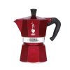 Bialetti Moka Express 3 porce červená Deco Glamour