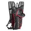 batoh FORCE PILOT PLUS 10 l+2L rez.,černo-červ.