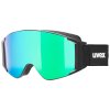 UVEX LYŽAŘSKÉ BRÝLE G.GL 3000 TO, black dl/FM green/clear-clear